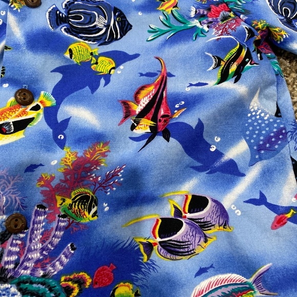 Vintage CT Hawaii Fashion kids button down size 6 - Picture 7 of 8